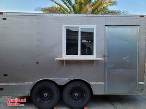 Ready to Work Used 8' x 16' Mobile Kitchen Food Trailer