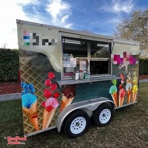 Ready to Go - 2011 14' Ice Cream Concession Trailer | Mobile Dessert Unit.