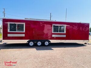 Built To Order Fully-Equipped 8.5' x 30' Kitchen Food Concession Trailer with Pro-Fire
