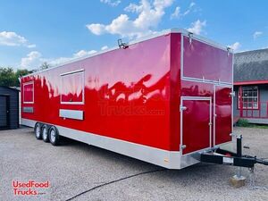 Built To Order Fully-Equipped 8.5' x 30' Kitchen Food Concession Trailer with Pro-Fire