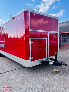 Built To Order Fully-Equipped 8.5' x 30' Kitchen Food Concession Trailer with Pro-Fire