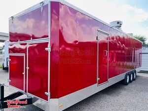 Built To Order Fully-Equipped 8.5' x 30' Kitchen Food Concession Trailer with Pro-Fire