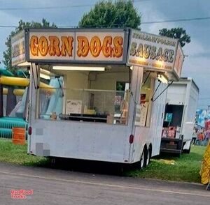 2003 United Carnival Style Concession Trailer Festival Food Stand for Corn Dogs & Hot Dogs