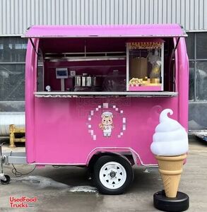 Compact 2025 6' x 8' Food Concession Trailer Mobile Vending Unit