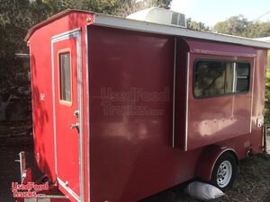 Compact - 2015 - 6' x 12' Sno-Pro Snowball Concession Trailer with Clean Interior.