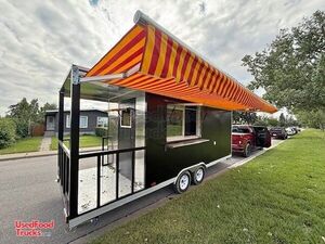 New 2025 Custom Concession Trailer with Rear Porch Patio and Canopy