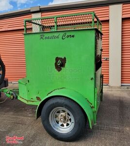 2000 - 4' x 4' Corn Roasting Trailer Machine with Lots of Upgrades.