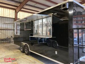 Well Equipped - 22' Barbecue Food Trailer with 6' Porch | Food Concession Trailer