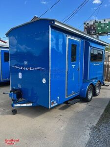 Brand New 2022 Sno-Pro 6' x 14' Shaved Ice Concession Trailer / Snowball Trailer.