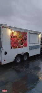 2021 8' x 16' Kitchen Food Trailer with Fire Suppression System