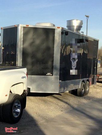 Used 2016 Barbecue Rig / Ready to Roll BBQ Concession Trailer with Porch
