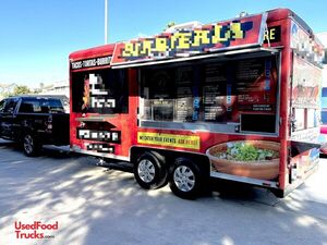 Permitted - 8' x 16' Food Concession Trailer with Pro-Fire Suppression