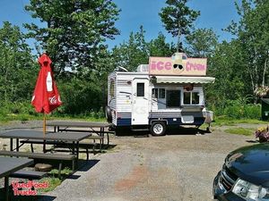 2007 - 8' x 14' Road Runner Shaved Ice Concession Trailer / Used Snowball Stand.