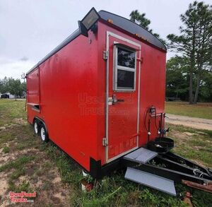 1974 Pace American 8' x 16' Food Concession Trailer with Pro-Fire