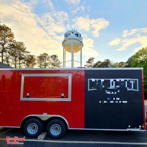 2021 Wow Cargo 20' Lightly Used Mobile Kitchen Food Vending Trailer.