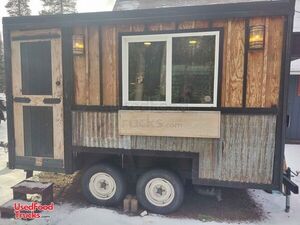 Cabin Styled 1976 Vintage 8' x 12' Food Concession Trailer.