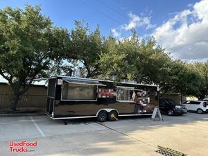 Like New - 2023 8' x 30' Barbecue Food Trailer | Food Concession Trailer