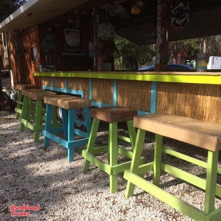 Fifth Wheel Tiki Bar / Used Mobile Food and Beverage Unit with 2017 Kitchen