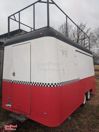 Ready to Go Lightweight Fibre Core 8' x 14' Restored Food Concession Trailer