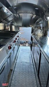 2022 Retro Travel Trailer Style Mobile Kitchen Trailer Food Concession Trailer