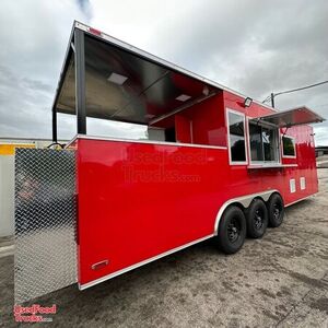 NEW - 2023 8.5' x 26' Barbecue Food Concession Trailer with 8' Porch