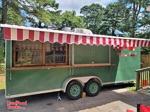 CUTE Fully Equipped 20' Food Concession Trailer with Pro-Fire Suppression Mobile Kitchen