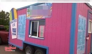 2013 - 8' x 16' Shaved Ice Concession Trailer