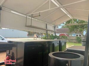 Ready to Work Loaded Used Open BBQ Smoker Tailgating Trailer