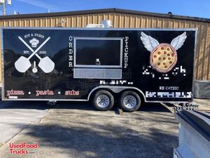 202022 - 8.5' x 23' Quality Cargo Hot & Cold Food, Deli, Beverage, and Pizza Concession Trailer.