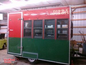 8 x 10 Trolley Pizza Woodfired Concession Trailer