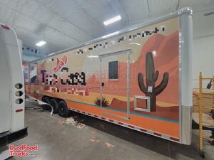Like New - 2025 26' Kitchen Food Concession Trailer with Enclosed Porch