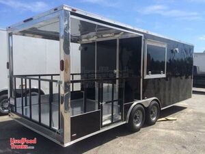 2016 8.5' x 22' BBQ Concession Trailer with Porch