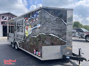 Permitted and Licensed - 2019 8.5' x 14.5' Anvil Titan Kitchen Food Concession Trailer with 8' Porch