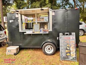2025 7' x 12' Kitchen Food Concession Trailer with Fire Suppression System