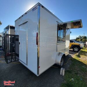 NEW - 2025 7' x 12' Kitchen Food Concession Trailer with Fire Suppression System