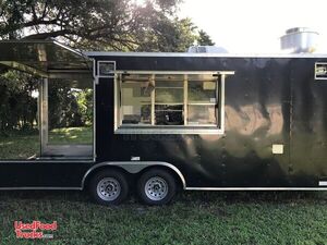 2015 - 8.5' x 22' BBQ Concession Trailer with Porch.
