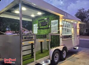 Lightly Used 2020 - 8.5' x 24' Food Concession Trailer w/ Bar Porch.