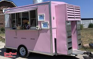 2020 10' Food Kitchen Concession Trailer Mobile Vending Unit w/ Pro Fire System