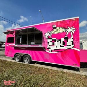 Loaded 2024 8.5' x 18'  Kitchen Food Concession Trailer with Pro Fire System