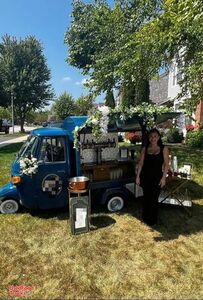 2021 Charming Piaggio Ape Mobile Tap Bar Beverage Tricycle