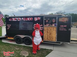 Licensed 2019 - 7' x 16' Mobile Food Vending Unit | Food Concession Trailer.