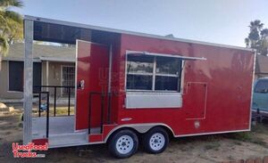 Like-New - 2021 8' x 14' Freedom Concession Trailer with 6' Porch