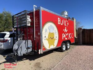 Like New - 2024 16' Kitchen Food Concession Trailer with Fire Suppression System
