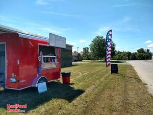 Lightly Used 2020 Continental Cargo TailWind 6' x 10' Food Concession Trailer.