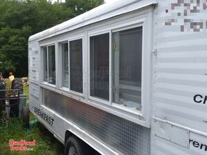 Ready to Cook 2002 8' x 20' Mobile Kitchen / Food Concession Trailer.