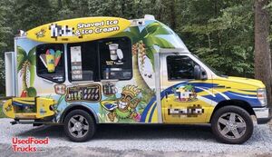 2011 Ford Econoline 20' Shaved Ice and Ice Cream Truck / Snowball Truck.