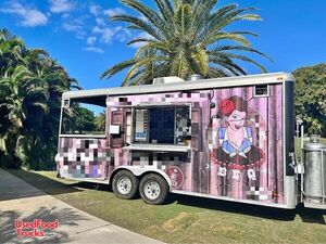 2012 Custom-Built Barbecue Food Concession Trailer with Open Porch.