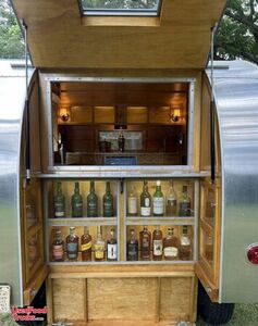 Vintage 1955 Whiskey Tasting Trailer Mobile Beverage Unit