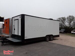 2021 - 8.5' x 20' Lightly Used Commercial Kitchen Concession Trailer.