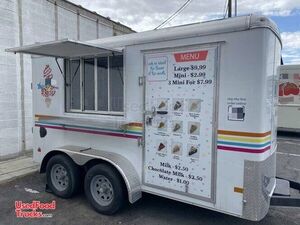 2021 - 7' x 12' Wells Cargo Mobile Vending| Concession Trailer with Clean Interior.